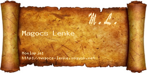 Magocs Lenke névjegykártya